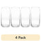 (4 Pack)  Glass 20Oz Clear Drinkware Glass Can Shaped