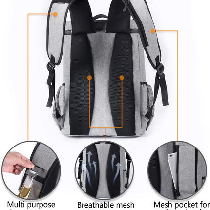 30 Can Insulated Cooler Backpack - Leak Proof Beach Camping Hiking Bag
