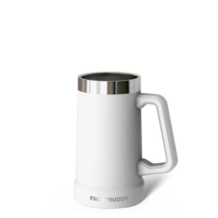 Stein Buddy - 24Oz Stainless Steel Beer Stein - Double Walled Vacuum Sealed - Handled Mug