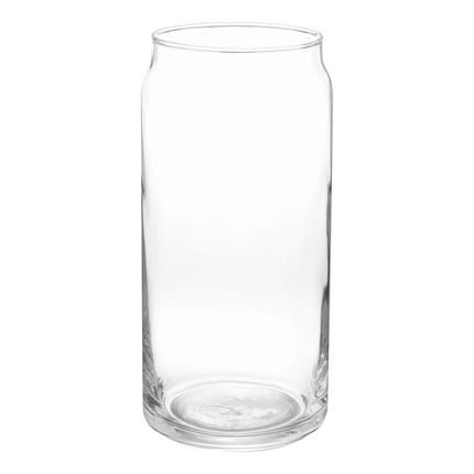 (4 Pack)  Glass 20Oz Clear Drinkware Glass Can Shaped