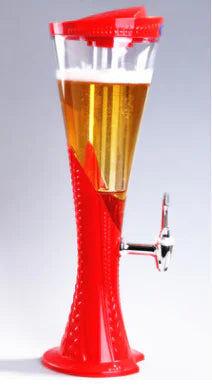LED Ice Bucket Beer Tower with Tap Dispenser - 1.5L/3L Beverage Tower for Parties, Bars & Events
