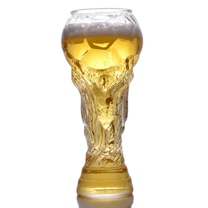 Champions League Beer Mug – Trophy Football Glass Cup (450ml) | Soccer Fan Drinkware Gift