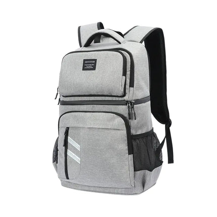 Insulated Beverage Cooler Backpack - Fits Beer Bottles & Cans, Outdoor Picnic Camping Travel Bag