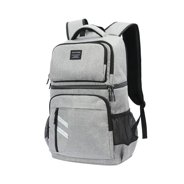 Insulated Beverage Cooler Backpack - Fits Beer Bottles & Cans, Outdoor Picnic Camping Travel Bag