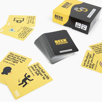 Beer Pressure Expansion Pack #1 - 50 New Drinking Game Cards for Epic Parties