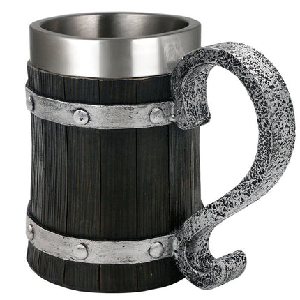 Viking Beer Mug 20oz | Norse Stainless Steel Tankard Cup