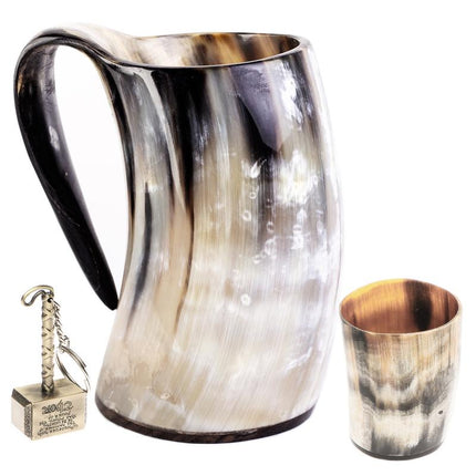 Viking Drinking Mug | Handcrafted 15-20 Oz Beer Tankard