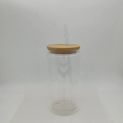 Premium 16oz Borosilicate Glass Beer Can Cups – Custom Sublimation Drinkware for Every Occasion