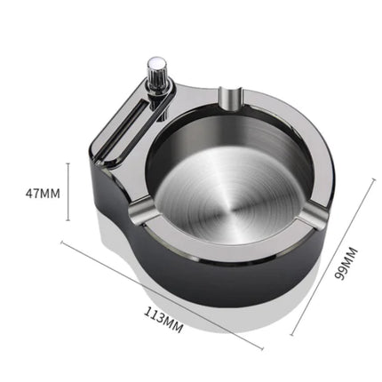 Premium Stainless Steel Beer Ashtray | Portable Cartoon Design Ash Tray for Parties & Bars | Compact 11.3cm Smoking Accessory