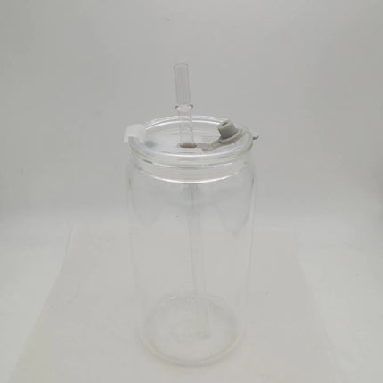 Premium 16oz Borosilicate Glass Beer Can Cups – Custom Sublimation Drinkware for Every Occasion